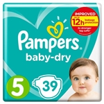 Pampers Nappies Baby Dry 5  11-16kg 39