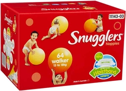 Baby nappies: Snugglers Walker 64 13-18kg