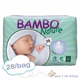 Bambo Nature Nappies Newborn 2-4kg 28