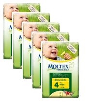 Moltex Nature n.1 eco nappies 4 MAxi 7-18kg 30x5