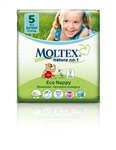 Moltex Nature n.1 eco nappies  5 Junior 11-25kg - 26 nappies