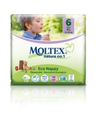 Moltex Nature n.1 eco nappies 6 XL 16-30kg 22 nappies