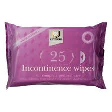 Reynard Incontinence Wipes - 25 Pack