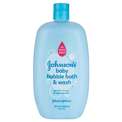 Baby bath: Johnson's Baby Bubble Bath & Wash 828ml