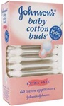 Baby Bath: JOHNSON'S® baby Cotton Buds 60pk