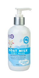 Baby U Goat Milk Baby Body Wash 250ml