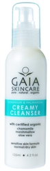 Gaia Natural Skin Care Facial Creamy Cleanser - Geranium & Palmarosa 125ml