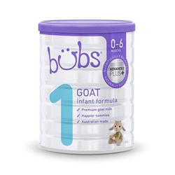Bubs Goat Milk Infant Baby Formula Step 1 from birth 800g