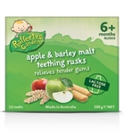 Rafferty's Garden Apple & Barley Malt Teething Rusks  100g 6m+