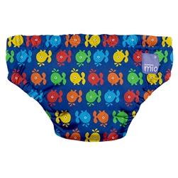 Bambino Mio Swim Nappy Blue Whale - Medium (7-9 Kg) 6-12 Mths