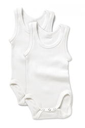 Bonds Baby  Singletsuit White 2pk - Size 2