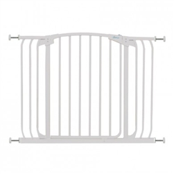 Dreambaby Safety Gate Swing Closed Chelsea Xtra Hallway White F170W