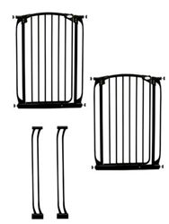 Dreambaby safety gate Chelsea Black 2F190B+2xF192B