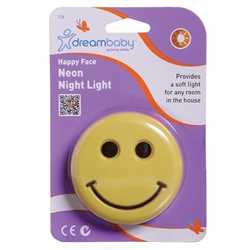 Dreambaby Happy Face Neon Light