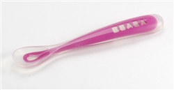 Beaba My First Meals Soft Spoon - Fuchsia