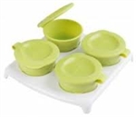 Closer To Nature Explora 4 Pop Up Freezer Pots and Tray (4m+) GREEN