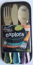 Closer To Nature Explora First Grown Up Cutlery Set (12m+) Boyish