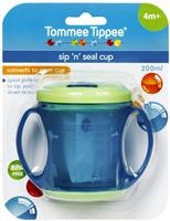 Tommee Tippee Sip n Seal Cup 4m+ 200ml - Blue and Green
