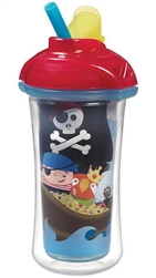 Munchkin Click Lock Insulated Straw Cup 266ml 12m+ Pirate