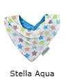 Silly Billyz Designer Bandana Bib 0-2yrs+ (Stella Aqua)