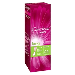 Carefree Plus Incontinence Long Liners - 24 pack