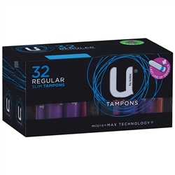 U by Kotex Feminine Care Tampons - Regular Slim 32's