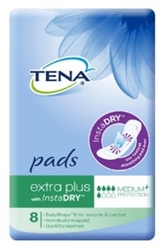 Tena Pads Extra Plus with InstaDRY 8s for women