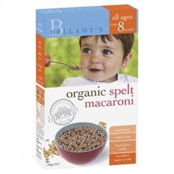 Bellamy’s Organic Spelt Macaroni 8m+