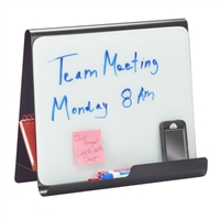 Wave Desk Accessory, Desktop Whiteboard & Magnetic Document Stand