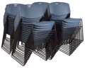 Regency Seating - Zeng Stack Chair (50 pack) - Blue