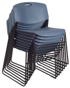 Regency Seating - Zeng Stack Chair (8 pack) - Blue