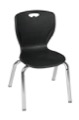 Regency Classroom Chair - Andy 15" Stack Chair - Black