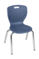 Regency Classroom Chair - Andy 15" Stack Chair - Navy Blue