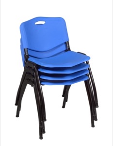 Regency Guest Chair - M Stack Chair (4 pack) - Blue