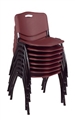 Regency Guest Chair - M Stack Chair (8 pack) - Burgundy