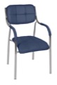 Regency Guest Chair - Uptown Side Chair-Navy Blue