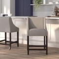 Wood Counter Height Stools Transitional