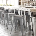 Metal Colorful Restaurant Counter Stools