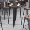 Metal/Wood Colorful Restaurant Tables