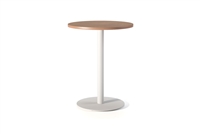 ERG Corsa Round Bar Height Table with Stainless Steel Base