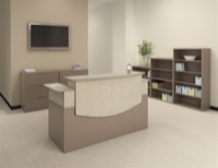 Mayline Office Furniture CSII Reception Desk