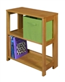 Flip Flop 28" High Folding Bookcase - Medium Oak