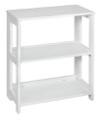 Flip Flop 28" High Folding Bookcase - White