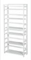 Flip Flop 67" High Folding Bookcase - White