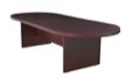 Regency Legacy 120" Racetrack Conference Table with Power Data Grommet - Mahogany
