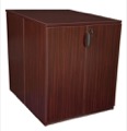 Legacy Stand Up Back to Back Storage Cabinet/ Storage Cabinet - Mahogany