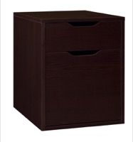 Niche Mod Freestanding Box File Pedestal with no Tools Assembly - Truffle