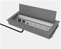 Conference Table Power Data Video Modules with USB Charging Ports