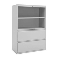 Great Openings Trace - Lateral File / Shelf - 2 Drawer, 2 Shelves - 30"W