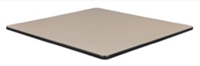30" Square Slim Table Top - Beige/ Grey